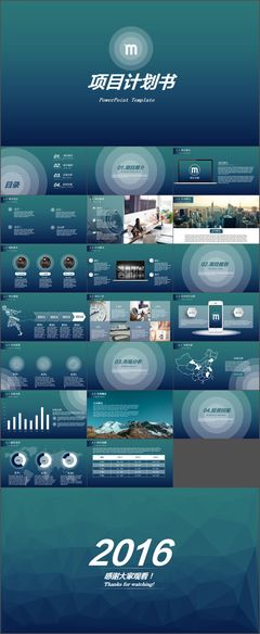 商业计划书营销方案PPT模板 企业管理咨询指南